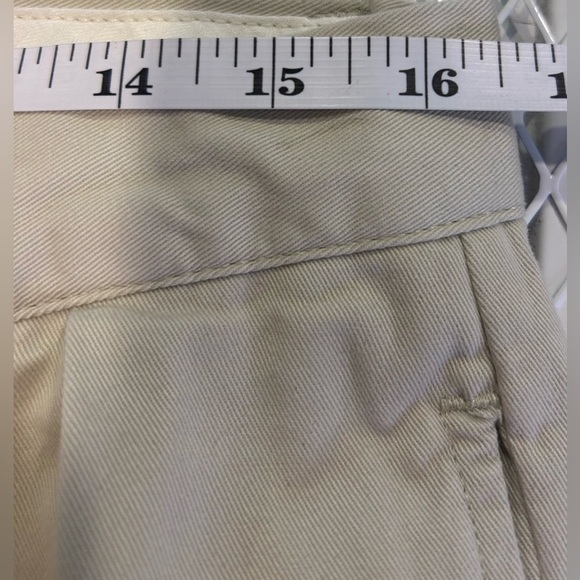 🐎”Polo by Ralph Lauren” NWT Cream Ethan Pleated Pants w/ Pockets - Picture 14 of 15